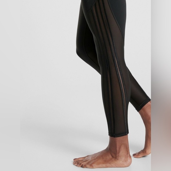 Athleta Shakti Mesh 7/8 Tight, BLACK Size XS - Picture 5 of 15